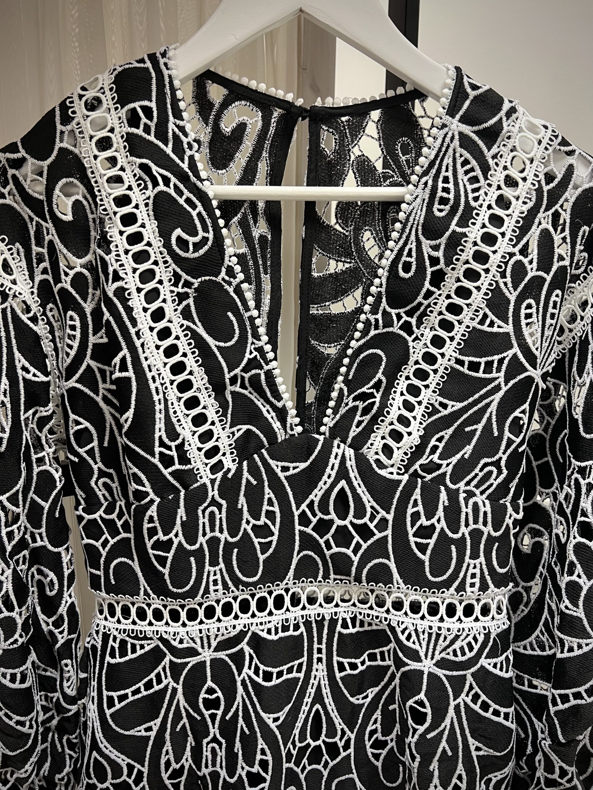 ASOS DESIGN must pitskleit valge tikandiga - EU 38 - Image 3